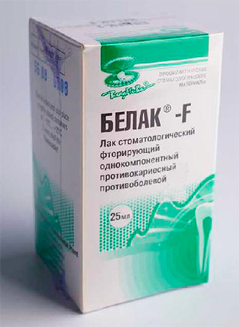 Vernis dentaire fluoré Belak-F