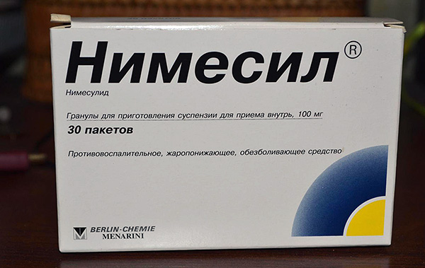 Le nimésil est également un analgésique très efficace.